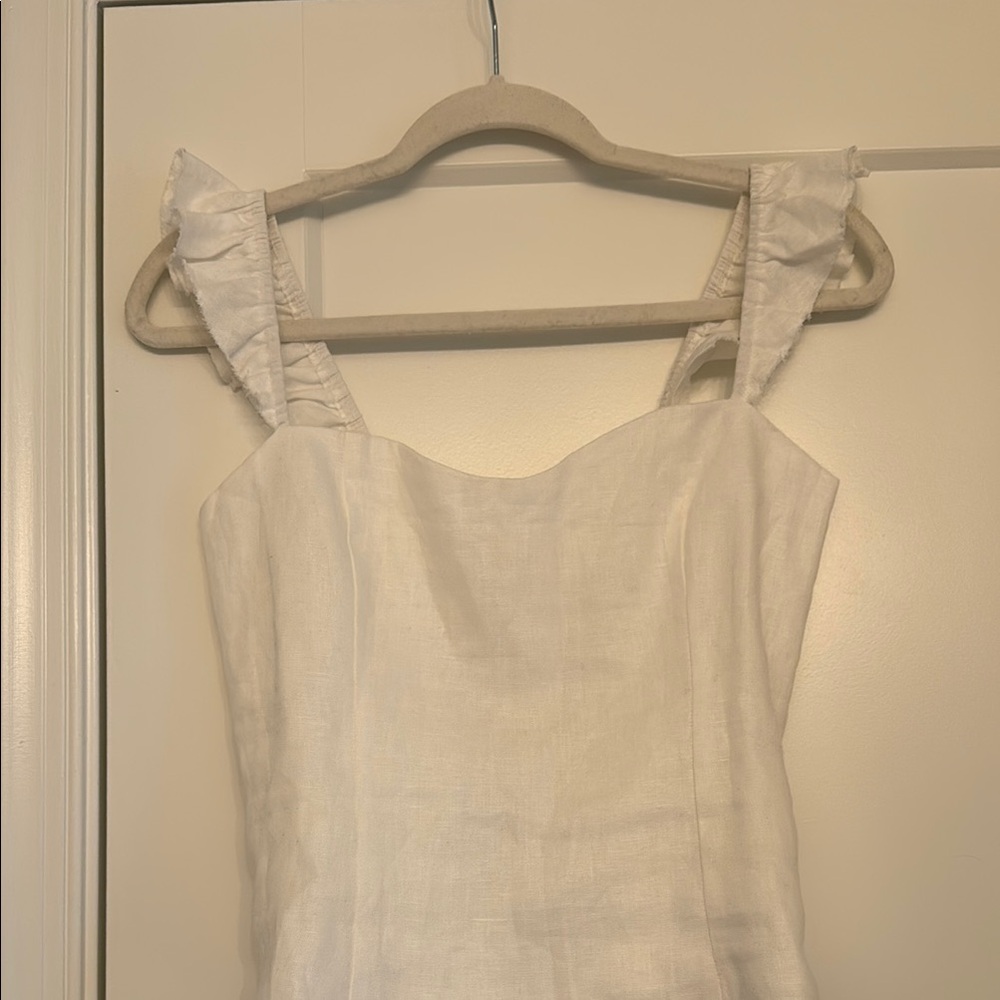 Brittany Linen Reformation White Top